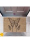 Kapı Önü Paspası Dekoratif Dijital Baskı Kelebek P-2498