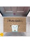 Kapı Önü Paspası Dekoratif Dijital Baskı Mutlu Günler P-2454