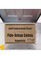 Kapı Önü Paspası Dekoratif Dijital Baskı Pide-Kebap Salonu P-2553