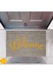 Kapı Önü Paspası Dekoratif Dijital Baskı Welcome P-2358