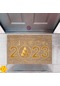 Kapı Önü Paspası Dekoratif Dijital Baskı Yeni Yıl Konsepti P-2577