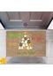 Kapı Önü Paspası Dekoratif Dijital Baskı Yeni Yıl Konsepti P-2585