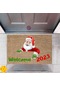 Kapı Önü Paspası Dekoratif Dijital Baskı Yeni Yıl Konsepti P-2615