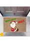 Kapı Önü Paspası Dekoratif Dijital Baskı Yeni Yıl Konsepti P-2616