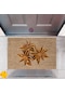 Kapı Önü Paspası Dekoratif Dijital Baskı Yıldız Çiçeği P-2428