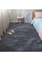 Gri Halı Yatak Odası Başucu Halı Peluş Tam Kat Mat Kız 80 200cm