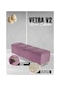 Vetra V2 Sandıklı Puf  Pembe Dilimli Model Sandıklı Bench Puf - Sandıklı Yatak Ucu Bankı