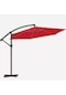 Evinizin_Atolyesi Bahçe Şemsiyesi Balkon Şemsiyesi Kırmızı