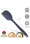 Gri Silikon Spatula Isıya Dayanıklı Yanmaz Yapışmaz Çizmez 27cm