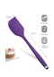 Mor Silikon Spatula Isıya Dayanıklı Yanmaz Yapışmaz Çizmez 27cm