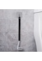Porsima 1445 Siyah Silikon Banyo Tuvalet Klozet Temizleme Fırçası