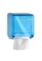 Rulopak Mini Tekçek Tuvalet Kağıdı Dispenseri Transparan Mavi