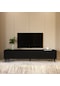 Erzey Home Elagance Plus Modern Çizgi Kapaklı 160 Cm Lık Mdf Tv Ü
