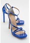 Luvishoes Shelp Sax Mavi Kadın Topuklu Ayakkabı