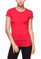 U.S. Polo Assn. Kadın Kırmızı Kısa Kollu Yuvarlak Yaka T-Shirt 66002
