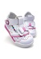 Beebron Ortopedik Kız Bebek Ayakkabı Kelebeks2403 Beyaz Pembe