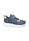 Jump 28106 Cırtlı Lacivert - Neon Yeşil Üniseks Çocuk Sneaker Günlük Spor Ayakkabı