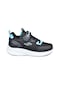 Jump 28106 Cırtlı Siyah - Mavi Üniseks Çocuk Sneaker Günlük Spor Ayakkabı