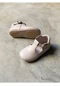 Little George Tokalı Unisex Deri İlk Adım Çocuk Ayakkabısı Taş Rengi