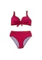 Endeep Kadın Büyük Beden Koyu Pembe Bikini Takımı