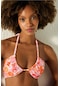 Penti Citra Reverse Çiçek Desenli V Model Bikini Üstü