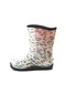 Onlo Ayakkabı Y.001 Beyaz Su Geçirmez Kız Çocuk Yağmur Çizme