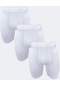 Malabadi Beyaz 3 Lü Paket Erkek Uzun Paçalı Modal Boxer 019