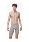 Malabadi Erkek Likralı Uzun Boxer Modal Baksır 019 Gri Melanj 2XL