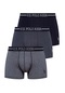 U.S. Polo Assn. Erkek Lacivert - Lacivert Melanj  3 Lü Boxer 80306