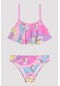 Penti Kız Çocuk Unicorn Bandeau Çok Renkli Bikini Takımı
