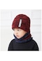 Ww Kış Şapkası Kazak Şapka Eşarp Takım Elbise Artı Kadife Kalınlaşmış Yün Şapka Erkekler Avrupa Ve Amerikan Sonbahar Ve Kış Erkek Örme Şapka -açık Kırmızı