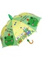 Xiaoqityh-cute Cartoon Portatif Şemsiye, Düşmeye Dayanıklı Çocuk Şemsiyesi-yeşil