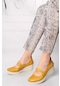 Artı-Artı014-14153-6  Hakiki Deri Ortopedik Kadın Sarı Ayakkabı