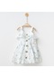 Ladybirds Kız Çocuk Volan Kollu Fırfırlı Etek Askılı Elbise-682