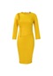 İkkb Zarif Kadın Elbisesi Sarı