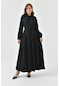 Violevin Er-cool Kadın Keten Elbise 8183-59-siyah