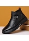 Erkek İnek Derisi Ayakkabı - Siyah