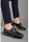 Atom Bağsız Baskılı Siyah Erkek Comfort Ayakkabı-2140-SIYAH