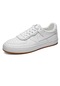 Erkek Ayakkabı Bahar Kore Tarzı Trendy Çok Yönlü Trendy Ayakkabı Spor Ve Günlük Beyaz Ayakkabı Erkek Spor Ayakkabı - Beyaz