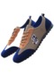 Erkek Spor Yuvarlak Burunlu Kanvas Günlük Ayakkabı - Mavi