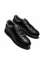 Fancy Erkek Siyah %100 Deri Rahat Günlük Casual Ayakkabı