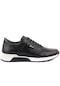 Fosco - Siyah Deri Bağcıklı Erkek Günlük Ayakkabı-Siyah (521229898)