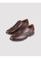 Hakiki Deri Kahverengi Bağcıklı Erkek Ayakkabı-Kahverengi (521651398)