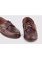 Hakiki Deri Kahverengi Bağcıklı Erkek Günlük Ayakkabı-Kahve (521644004)