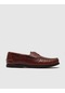 Hakiki Deri Kahverengi Bağcıklı Erkek Günlük Ayakkabı-Kahverengi (521641520)