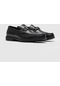 Hakiki Deri Siyah Erkek Günlük Ayakkabı-Siyah (521644501)