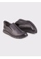 Hakiki Deri Siyah Erkek Günlük Ayakkabı-Siyah (521650115)