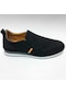 Luis Figo Hakiki Deri Siyah Bağcıksız Erkek Ayakkabı C-132736