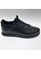 Pepita Hakiki Deri Yazlık Erkek Ayakkabı-Siyah (446407602)