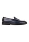 Shoetyle - Lacivert Deri Bağcıksız Erkek Günlük Ayakkabı 250-7510-1005-deri Lacivert